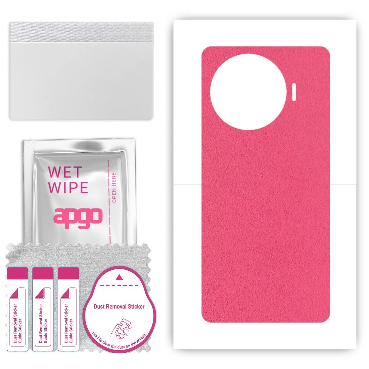 Folia naklejka skórka strukturalna na TYŁ Zamsz do Tecno Spark 20 Pro+ Plus - Zamsz Różowy - apgo SKINS