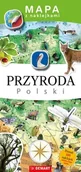 Przewodniki - Mapa z naklejkami "Przyroda Polski" - Wojciech Chełchowski, Bogusława Karlicka, Ewa Lodzińska - miniaturka - grafika 1