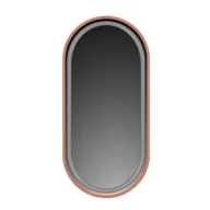 Lustra - Lustro owalne LED z piaskowaniem - miedziane - 40/75 cm - miniaturka - grafika 1