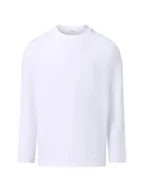 Koszule męskie - Selected Koszula męska z długim rękawem - SLHLooseOscar Mężczyźni biały jednolity, S - miniaturka - grafika 1