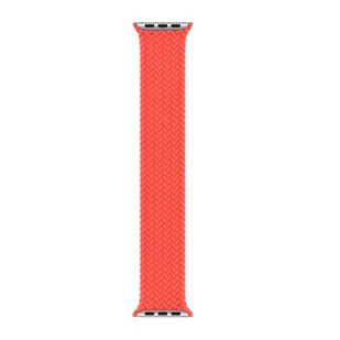 Oryginalny Pasek Apple Braided Solo Loop 40mm Electric Orange Size 5 - Akcesoria do smartwatchy - miniaturka - grafika 1