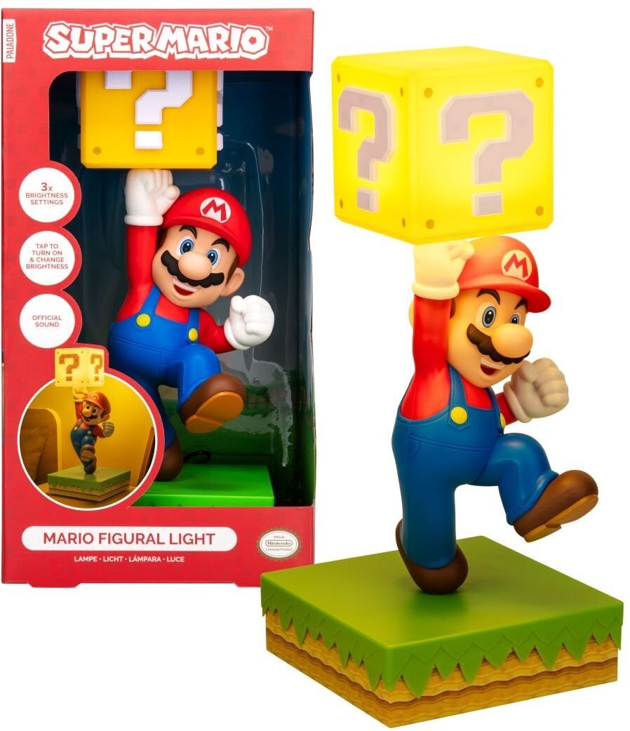 Lampka biurkowa Paladone PALADONE Super Mario Lampka Mario Wysokość 35 cm