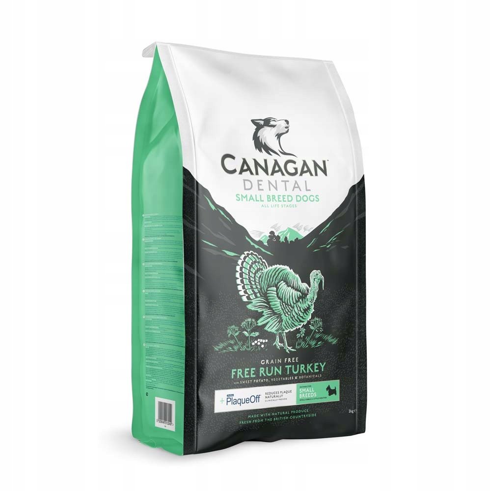 Canagan Dental Free run Small Turkey 2 kg