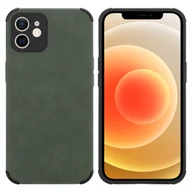 Etui i futerały do telefonów - Etui Do Apple iPhone 12 Pokrowiec w Szmaragdowa Zieleń TPU Silikon Etui Ochronny Obudowa Case Cover Cadorabo - miniaturka - grafika 1