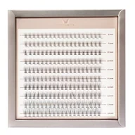 Sztuczne rzęsy i akcesoria - Many Lashes True Volume 20D Master Box Zestaw kępek rzęs do makijażu 8-14 mm Skręt B - delikatny skręt - miniaturka - grafika 1