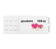 Pendrive - GoodRam UME3 Valentine 128GB USB 3.2 Biały - miniaturka - grafika 1