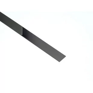 Profil Decor listwa do glazury płaskownik 2x270 cm stal nierdzewna czarny poler - Płytki ceramiczne - miniaturka - grafika 1