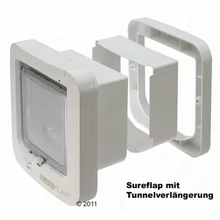 Przedłużenie tunelu do drzwiczek SureFlap - Przedłużenie tunelu białe - Pozostałe akcesoria dla kotów - miniaturka - grafika 1