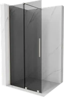 Ścianki i drzwi prysznicowe - Mexen Velar ścianka prysznicowa rozsuwana Walk-in 120 x 200 cm, grafit 8 mm, nikiel szczotkowany - 871-120-000-43-97 - miniaturka - grafika 1
