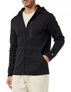 Champion Męska bluza z kapturem X-pro Full Zip, czarny, S - Bluzy męskie - miniaturka - grafika 1