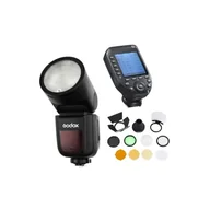 Lampy błyskowe - Godox Speedlite V1 Sony X PRO II lampa błyskowa z zestawem akcesoriów - miniaturka - grafika 1