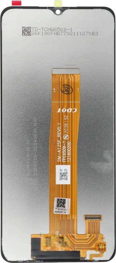 Wyświetlacz do SAMSUNG a12 a125 bez ramki Odnowiony