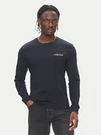 Koszulki męskie - Guess Jeans Longsleeve M4YI54 K8HM0 Granatowy Regular Fit - miniaturka - grafika 1