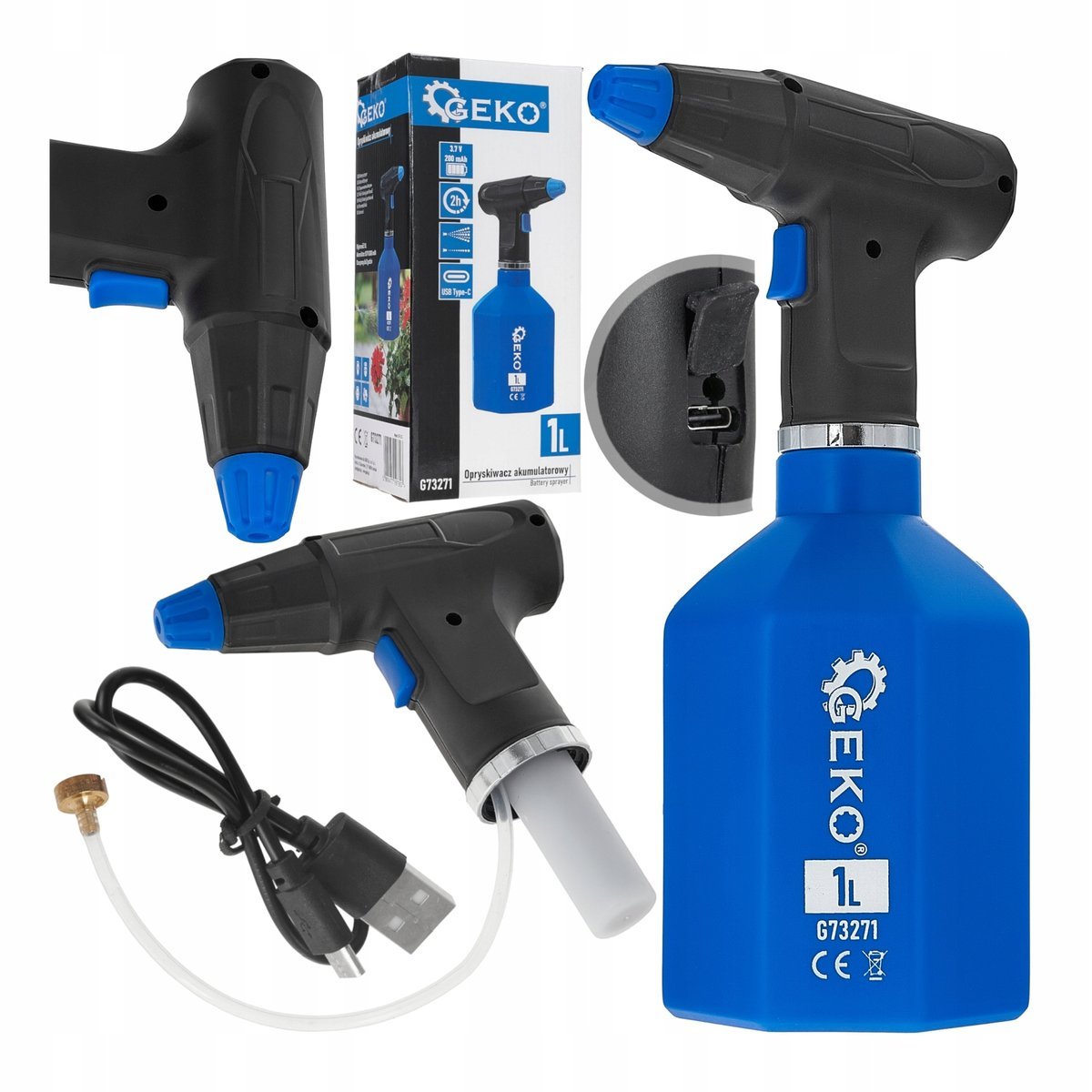 Opryskiwacz akumulatorowe GEKO 1L G73271
