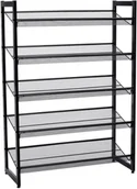 Szafki na buty - Metalowy regał z 5 regulowanymi półkami C0-H80 - miniaturka - grafika 1