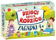 Gry planszowe - Kangur Dzieci kontra Rodzice Zagadki 4+ - miniaturka - grafika 1