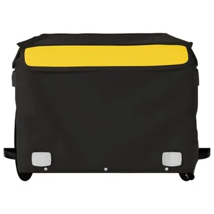 Przyczepka rowerowa, czarno-żółty, 45 kg, żelazo  Lumarko! - Przyczepki rowerowe - miniaturka - grafika 7