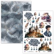 Scrapbooking - Arkusz papieru WIZARD OF MAGIC 05 / Papertino Art - miniaturka - grafika 1