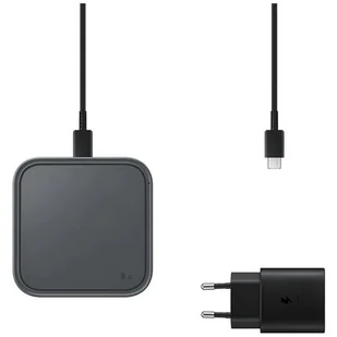Samsung Trio EP-P2400TB 15W czarny + ładowarka sieciowa EP-P2400TBEGEU - Ładowarki do telefonów - miniaturka - grafika 1