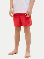 Stroje kąpielowe dla dziewczynek - Jack&Jones Junior Szorty kąpielowe Maui 12273847 Czerwony Regular Fit - miniaturka - grafika 1