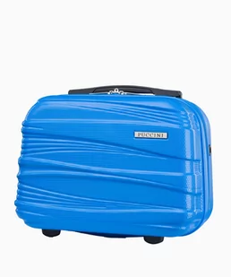 PUCCINI Niebieski kuferek podróżny z ozdobnymi tłoczeniami - Kosmetyczki, organizery i kuferki PUCCINI Niebieski kuferek podróżny z ozdobnymi tłoczeniami - Kosmetyczki, organizery i kuferki - miniaturka - grafika 1