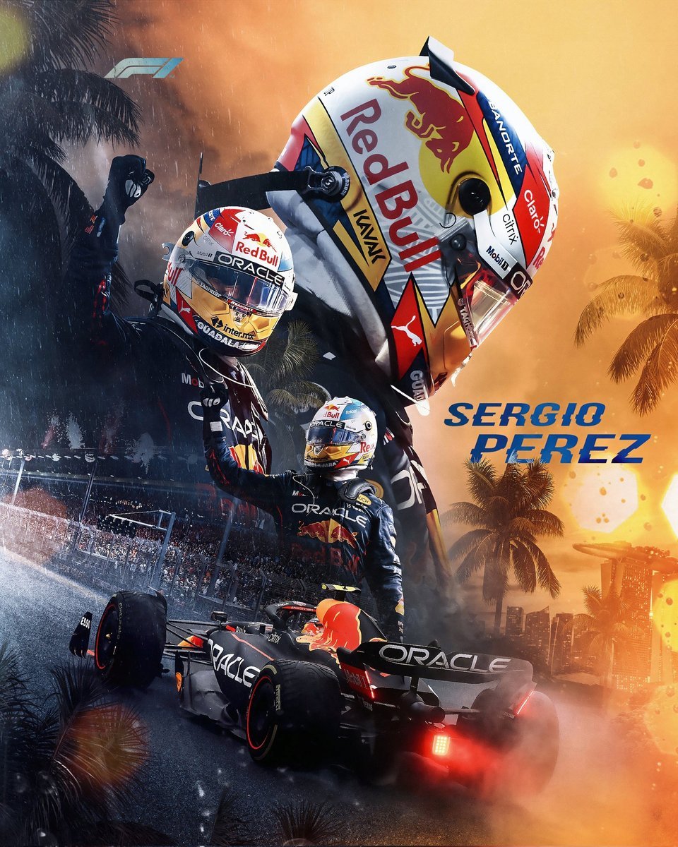 PODKŁADKA POD MYSZ Nadruk 22x18 cm Sergio Perez Formula 1 Red Bull Prezent