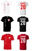 Koszulki sportowe męskie - Koszulka POLSKA Kayla ADAMEK 20 jr - miniaturka - grafika 1