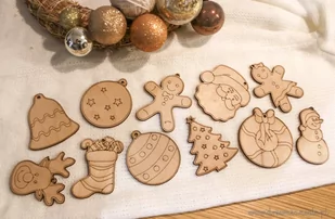 Bombki do kolorowania, ozdoby świąteczne 11 szt. - Łamigłówki - miniaturka - grafika 1