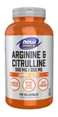 Aminokwasy - Now Foods NOW SPORTS Arginine &amp; Citrulline 500/250 (Arginina i Cytrulina) 240 kapsułek wegetariańskich - miniaturka - grafika 1