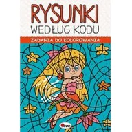 Literatura popularno naukowa dla młodzieży - Rysunki według kodu. Zadania do kolorowania - miniaturka - grafika 1