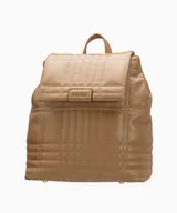 Torebki damskie - PUCCINI Damski plecak pikowany brązowy - miniaturka - grafika 1