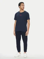 Koszulki męskie - HUGO T-Shirt Laze 50525236 Granatowy Regular Fit - miniaturka - grafika 1