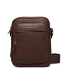 Nerki - Tommy Hilfiger Saszetka Th Flag Monogram Mini Reporter AM0AM14138 Brązowy - miniaturka - grafika 1