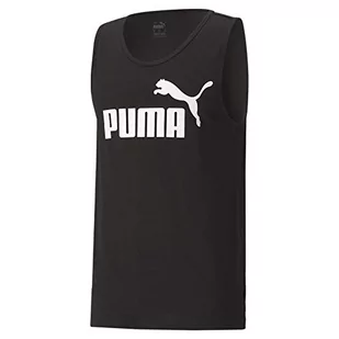 Puma Mężczyźni Ess Tank Bezrękawnik, Puma Black-Cat, S - Koszulki sportowe męskie - miniaturka - grafika 1