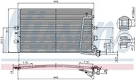 Chłodnice - NISSENS CHŁODNICA KLIMATYZACJI 94301 SAAB 9-5 97 94301 - miniaturka - grafika 1