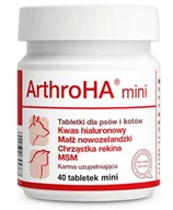 Suplementy i witaminy dla psów - DOLFOS ArthroHA mini - preparat wspomagający leczenie schorzeń stawów 40 tab. - miniaturka - grafika 1