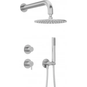 DEANTE NQS F9YK SILIA Zestaw prysznicowy podtynkowy z głowicą prysznicową - Stelaże i zestawy podtynkowe do WC - miniaturka - grafika 1