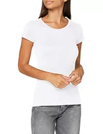 Koszulki i topy damskie - Build Your Brand Damski T-Shirt Ladies Merch Tee, Basic Top dla kobiet dostępny w kolorze czarnym lub białym, rozmiary XS - 5XL, biały, XL - miniaturka - grafika 1