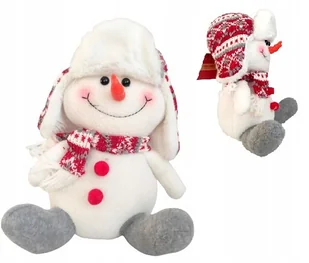 Świąteczny Bałwan W Zimowym Stroju Figurka 25Cm673 - Ozdoby bożonarodzeniowe - miniaturka - grafika 1