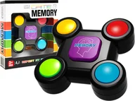 Zabawki interaktywne dla dzieci - Elektroniczna GRA MEMORY Game Pamięciowa Światło Dźwięk - miniaturka - grafika 1