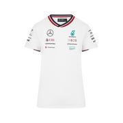 Koszulki i topy damskie - Koszulka t-shirt damska Team biała Mercedes AMG F1 - miniaturka - grafika 1