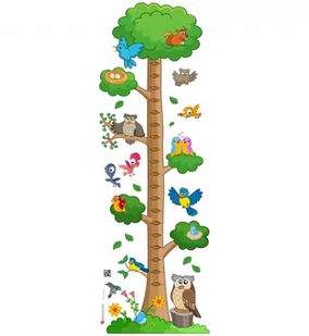 Naklejka dla dzieci - Miarka Wzrostu - Las - Wyposażenie pokoiku dziecięcego - miniaturka - grafika 1
