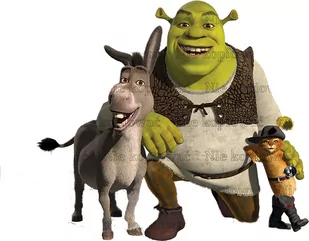 Naprasowanka Shrek bajka animacja 2 - Pasmanteria - miniaturka - grafika 1