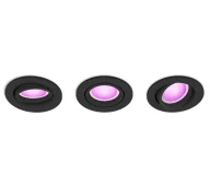 Systemy inteligentnych domów - Philips Hue White and Color Ambiance Centura 3szt. Czarny - miniaturka - grafika 1