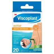 Apteczki i materiały opatrunkowe - Viscoplast Active Plastry Piankowe 20 Sztuk - miniaturka - grafika 1
