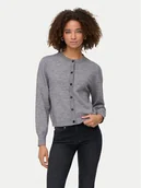 Swetry damskie - ONLY Kardigan Camille 15349639 Szary Regular Fit - miniaturka - grafika 1