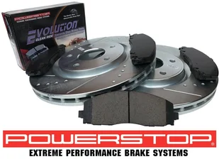 Przednie klocki + WIERCONE tarcze hamulcowe 330mm POWERSTOP RAM Cargo Van 2012- - Tarcze hamulcowe - miniaturka - grafika 1