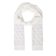 Apaszki i szaliki damskie - Szalik Guess W5BZ21 Z2NQ2 Biały - miniaturka - grafika 1