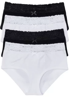 Majtki damskie - "Figi ""maxi panty"" (4 pary)" - bonprix - grafika 1