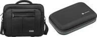 Torby na laptopy - Torba Natec Torba Natec Boxer 15.6" NTO-0392 + Etui na dysk twardy Krill 2 Czarne NET-2053 - miniaturka - grafika 1